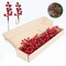 32 Pack Christmas Tree Decorations, Artificial Red Berry Stems 6.5 Inch Christmas Berry Picks with Holly Berries for Xmas Winter Holiday Home DIY Ornaments